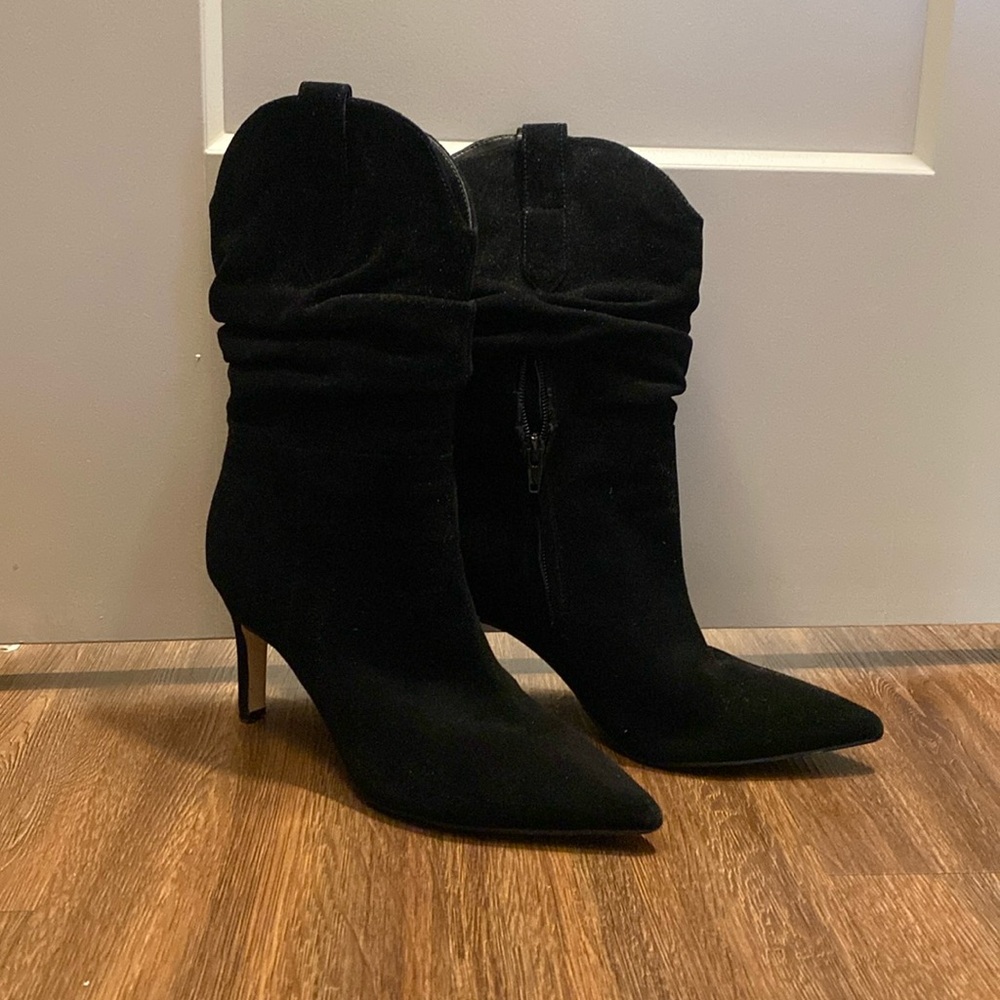 Nine West Women's Gonda Mid Calf Boot western Yellowstone Beth size 6